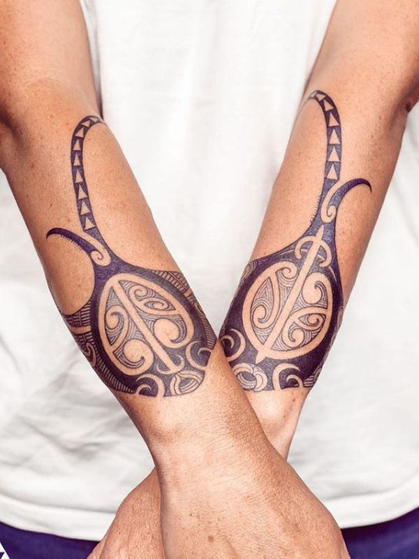 Amazing Stingray Maori Traditional design